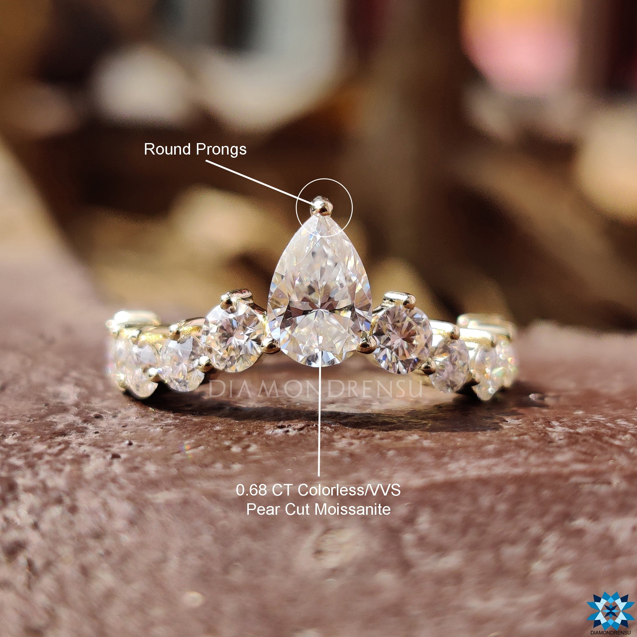 moissanite wedding bands - diamondrensu