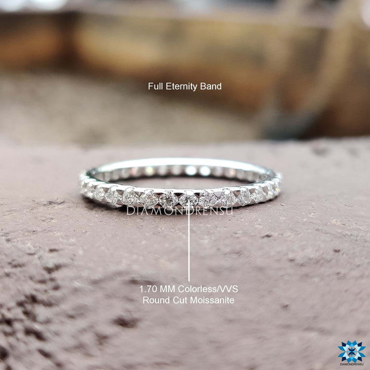 moissanite eternity band - diamondrensu