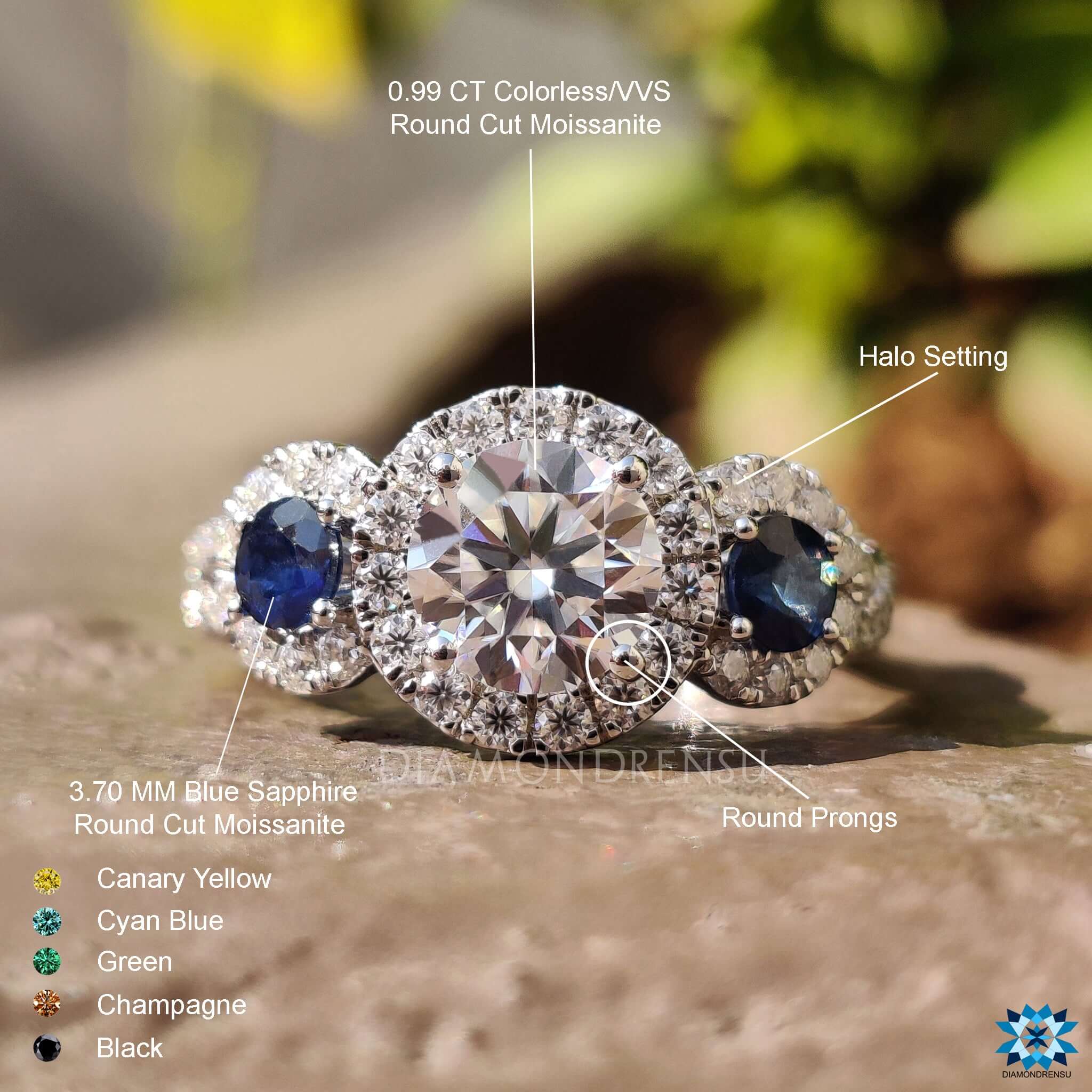 affordable moissanite engagement rings - diamondrensu