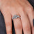 Pave Setting Ring adds extra diamonds along the top.