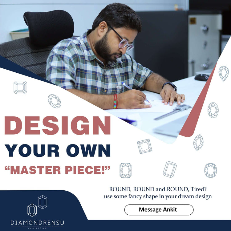 IGI certified Lab Grown Diamond claw prong ring.