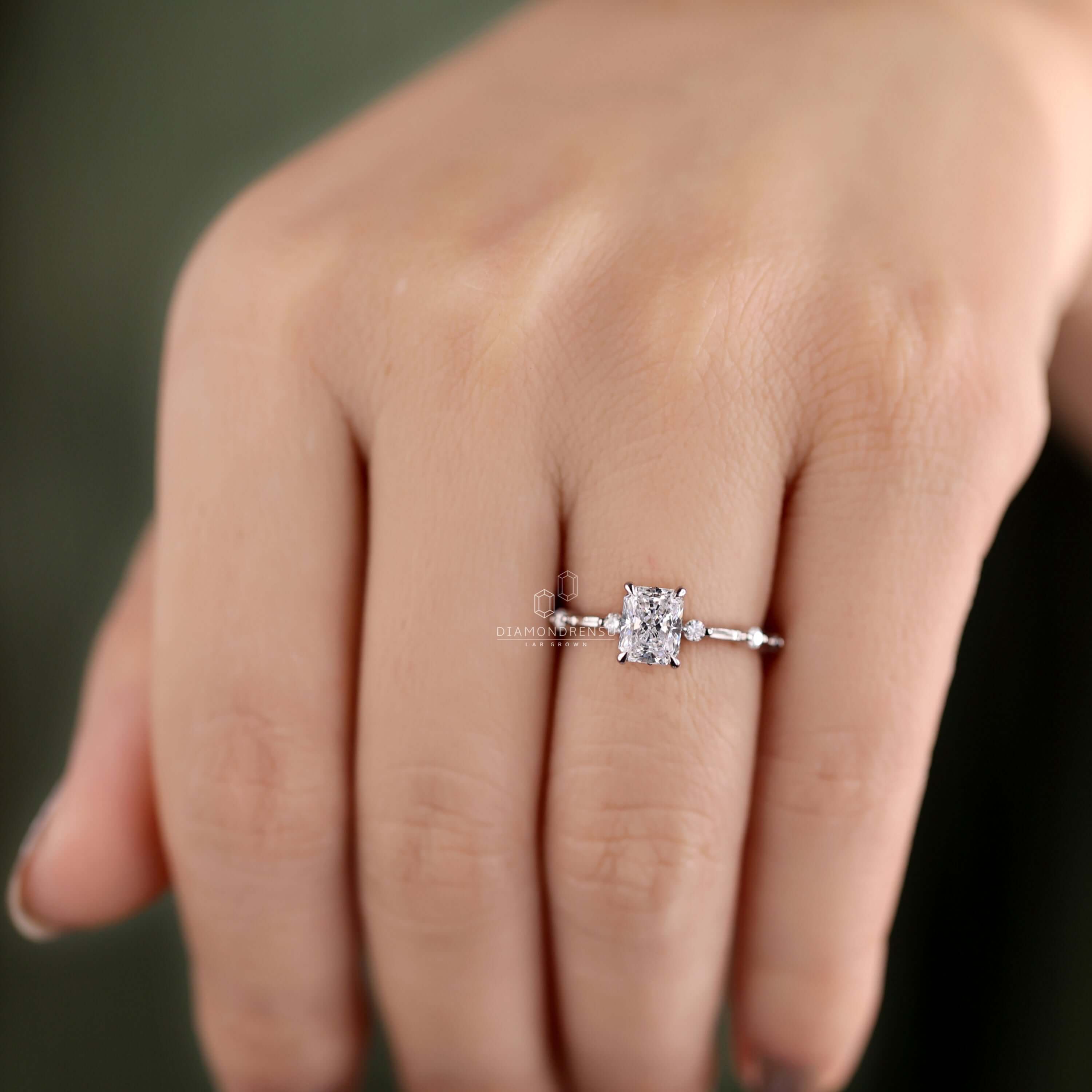 Diamond pave ring combining elegance and brilliance for special occasions.