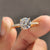 Round Brilliant Cut Ring in yellow gold ring
