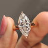 Marquise Cut Ring in rose gold ring
