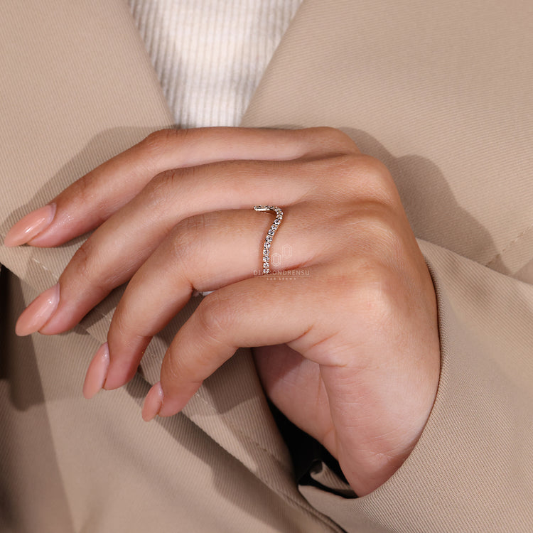 Minimalist wedding band designed for everyday wear.