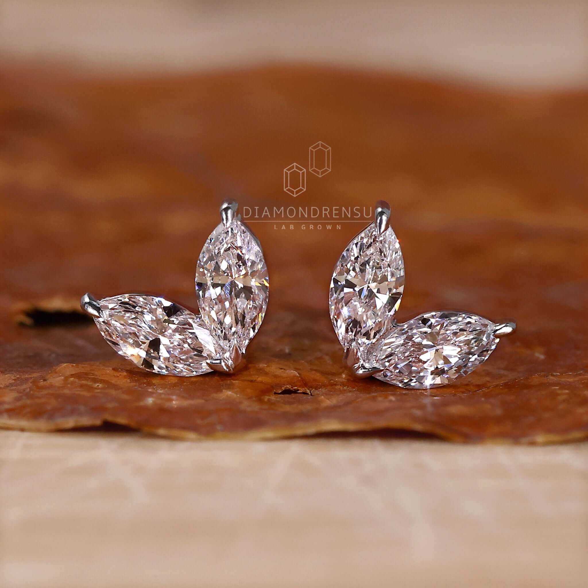 diamond wedding earrings