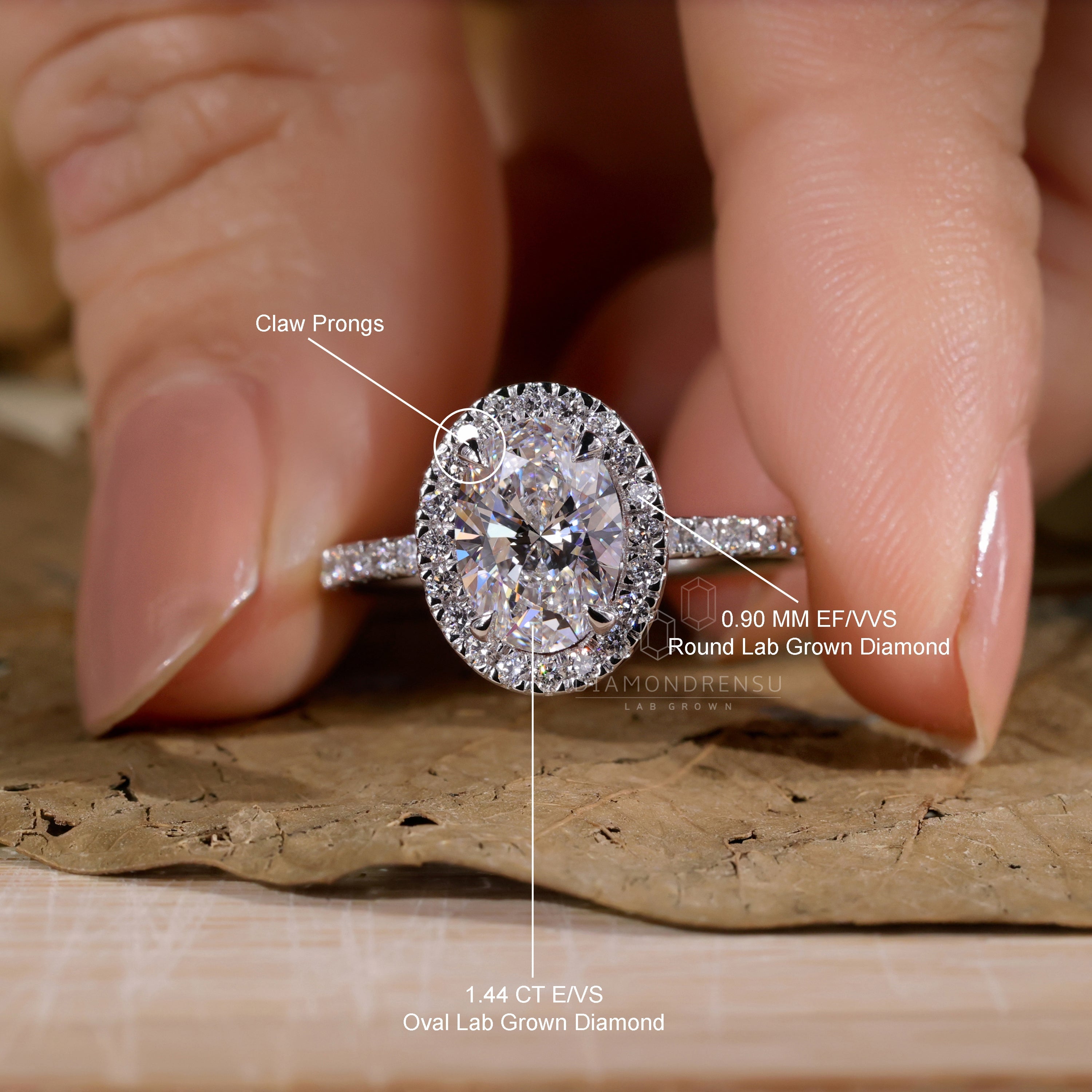 Engagement Ring Pave crafted to perfection for a timeless aesthetic.