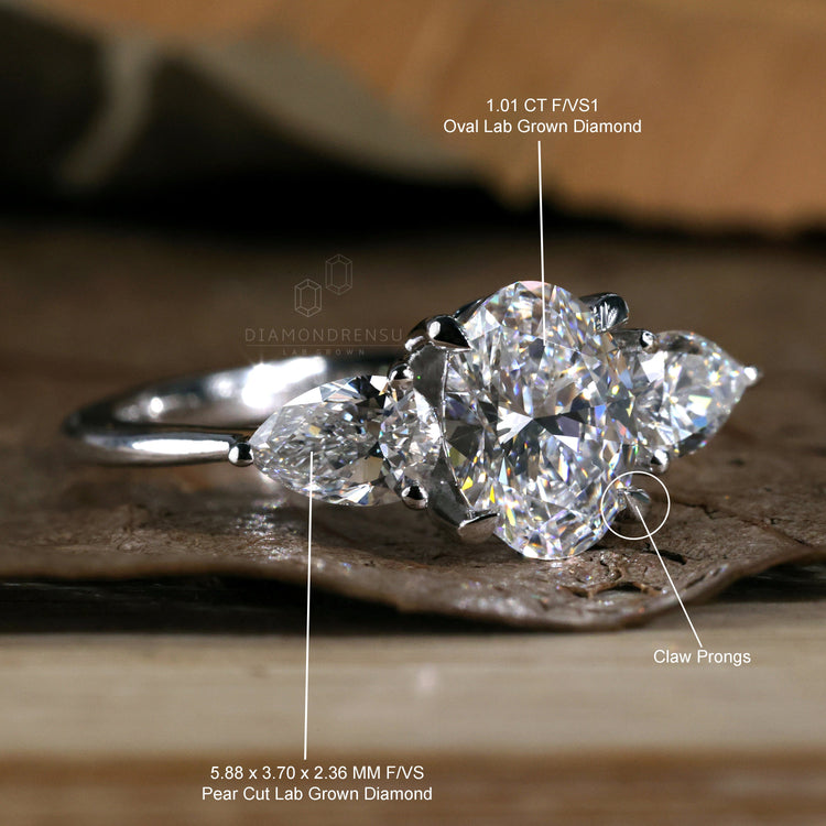 Oval diamond ring white gold with unmatched sophistication.