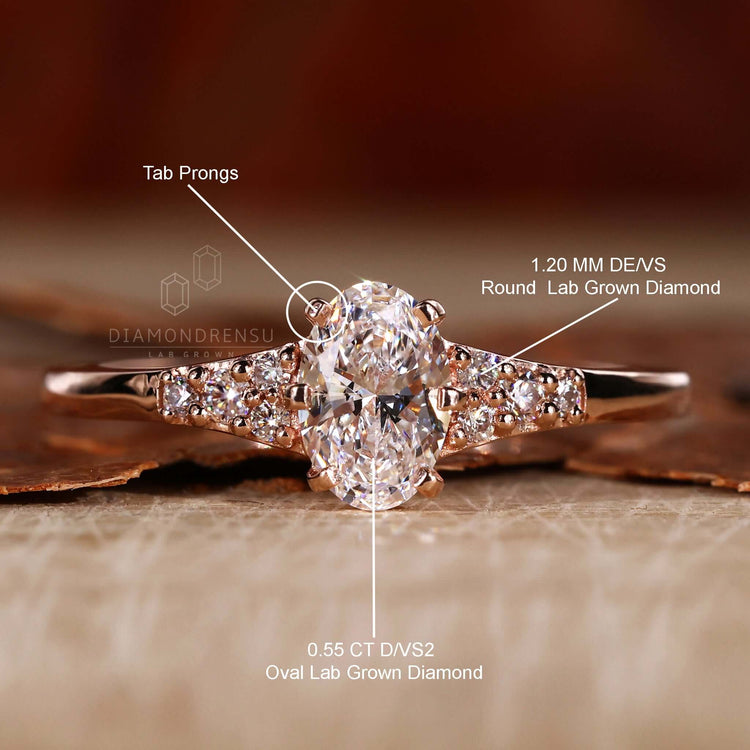 Prong setting ring offering durability and timeless appeal.