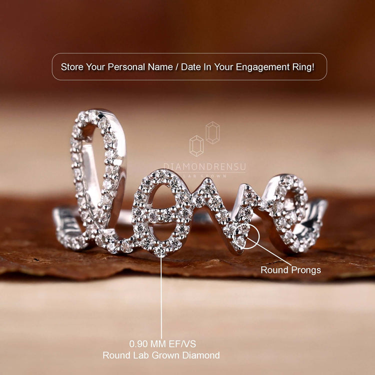 Prong Setting Ring designed to enhance the brilliance of the diamonds with precision.
