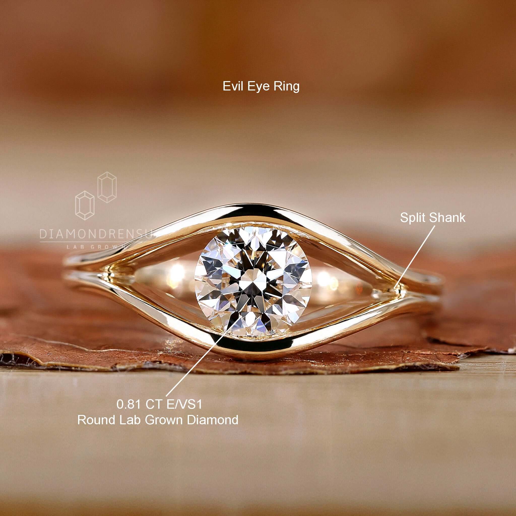 IGI certified Lab Grown Diamond ring for sustainable and luxurious style.