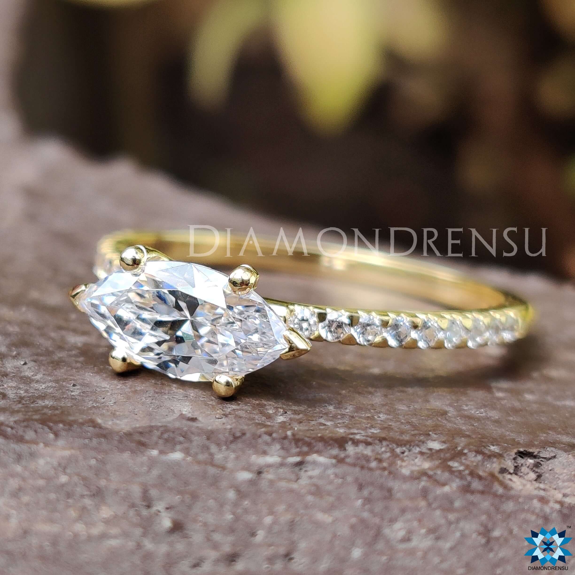 Moissanite ring UK offering high-quality craftsmanship and sparkle.