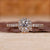 Diamond Halo Ring with round cut diamond center.
