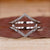 V shaped wedding band with round cut diamonds.

