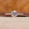 Round Diamond Engagement Ring with round cut diamond ring design.

