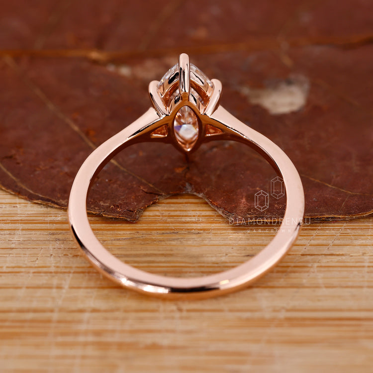 Handmade marquise cut ring from Diamondrensu UK
