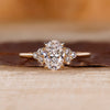 Oval cut diamond engagement ring with elegant sparkle.
