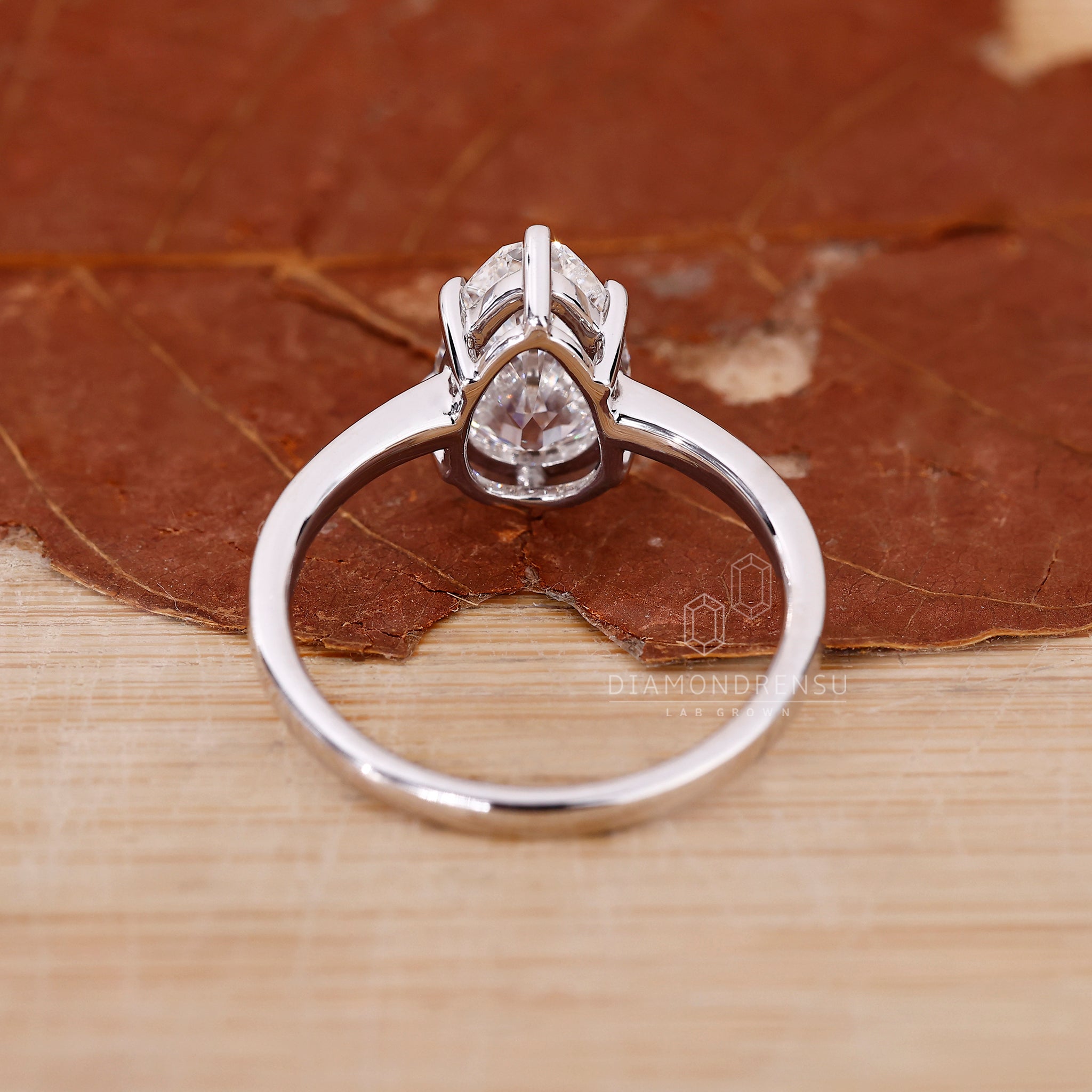 Old European cut diamond ring in handmade jewellery from Diamondrensu UK.