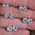 Close-up of lab grown diamond studs sparkling on a soft velvet background