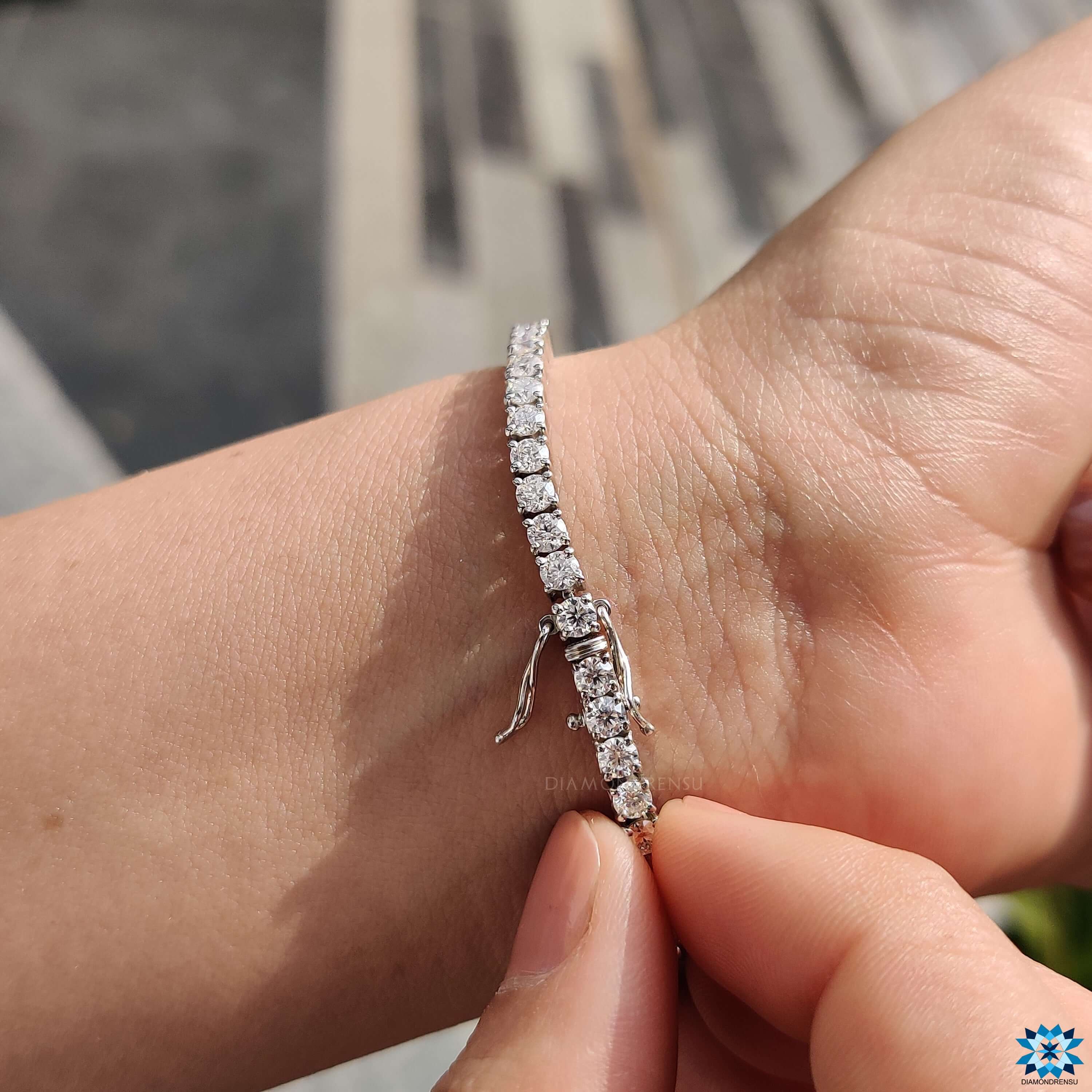 moissanite bracelet