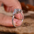 Beautiful ring three stones design, crafted for special moments.