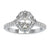 Vintage Style 1.71 TCW Oval Cut Colorless Moissanite Engagement Ring