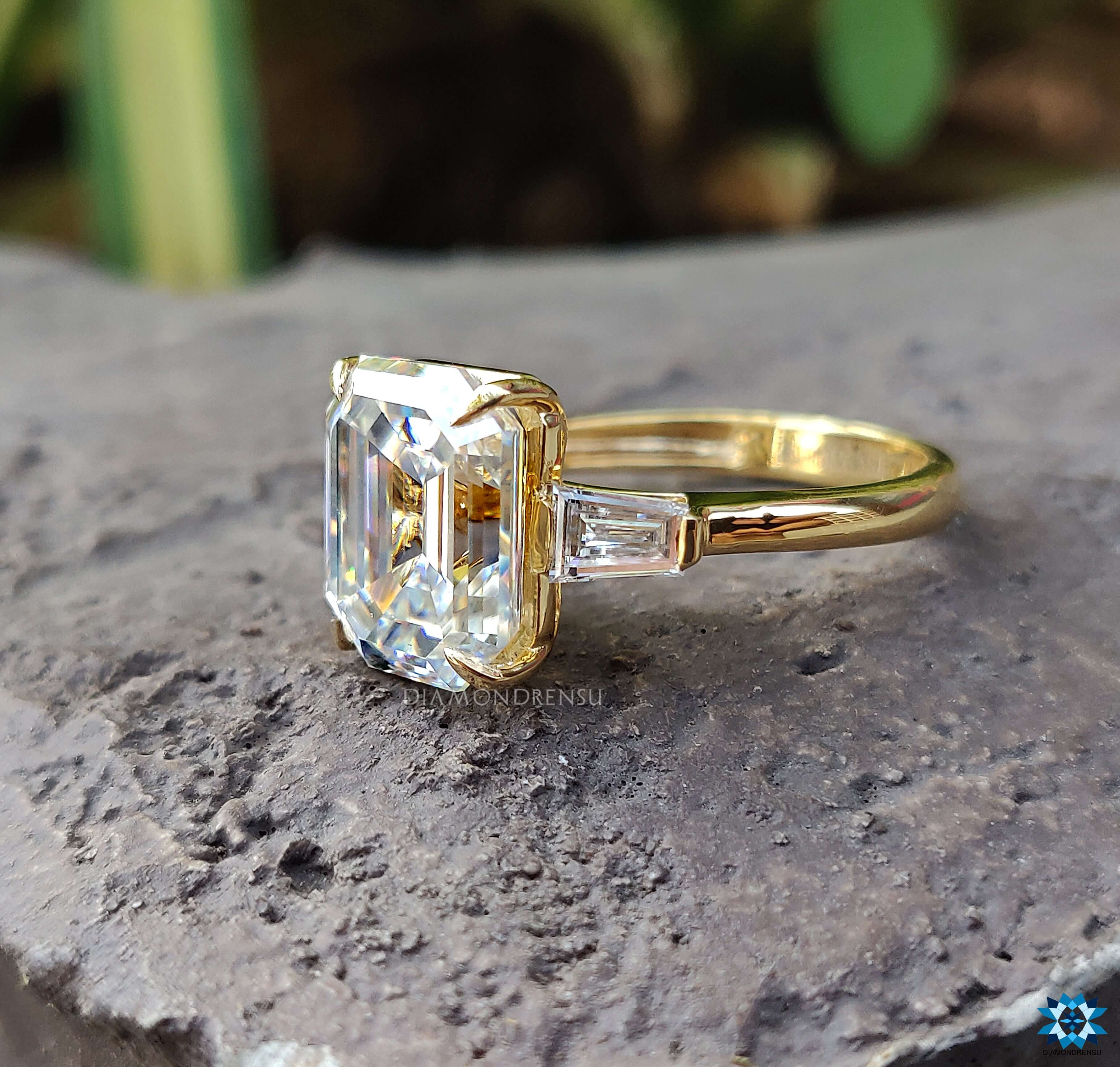 affordable moissanite engagement rings - diamondrensu