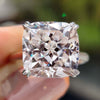 cushion rensu cut moissanite ring