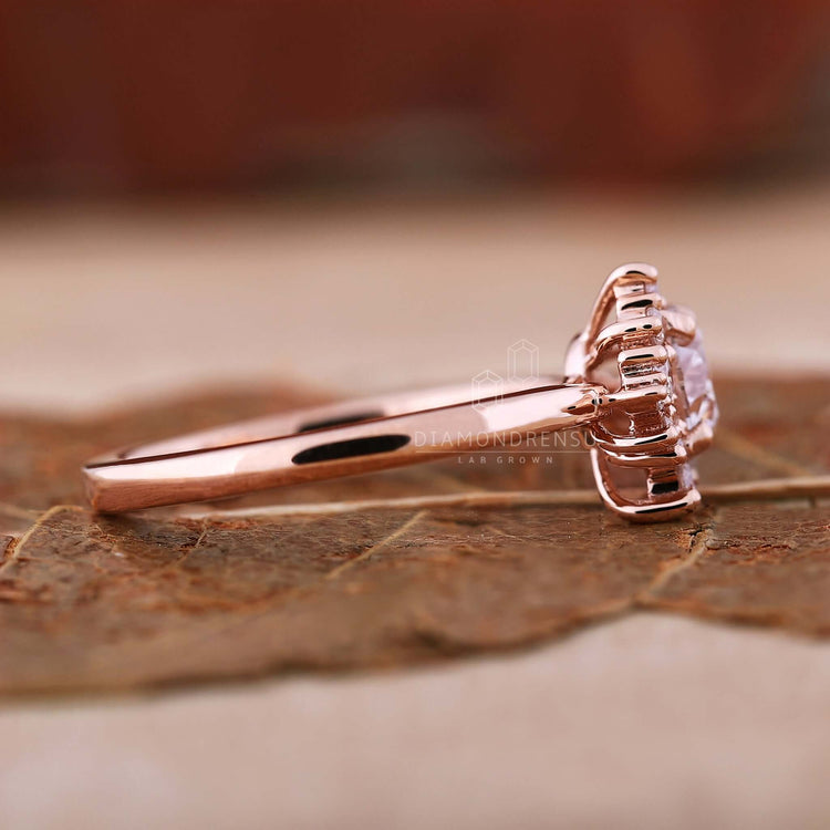 Exquisite cluster engagement ring UK, perfect for special moments.