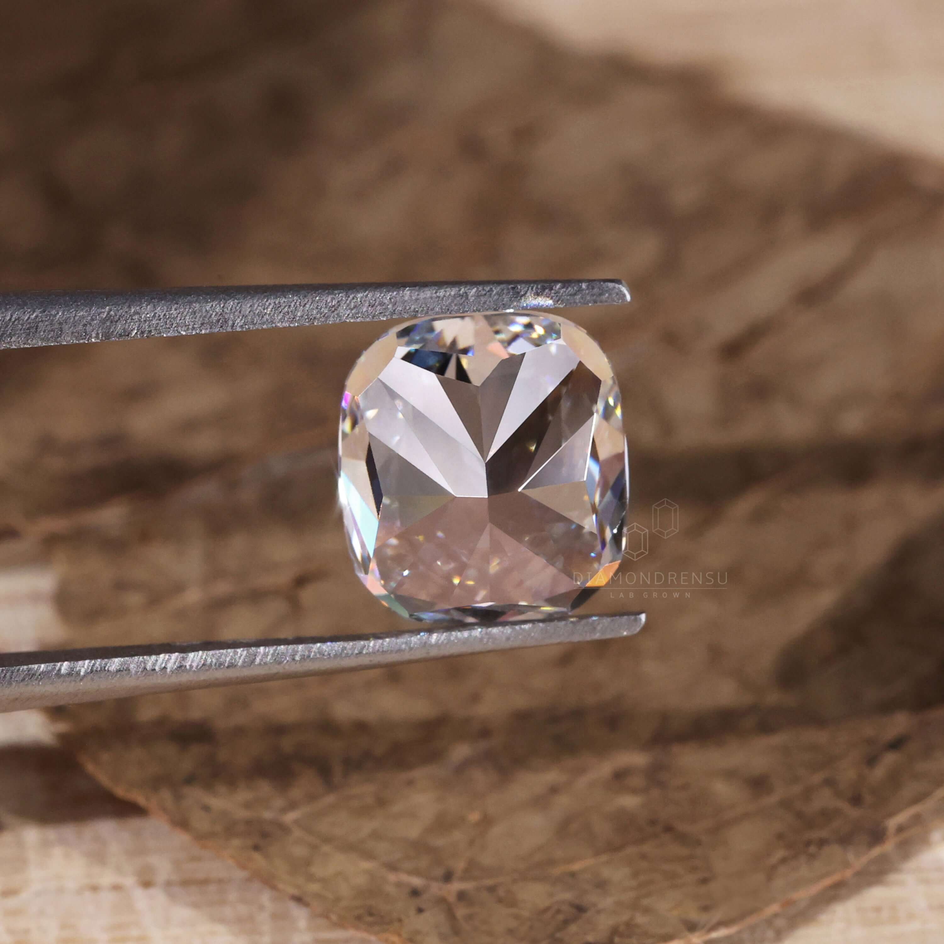 cushion cut lab grown diamonds