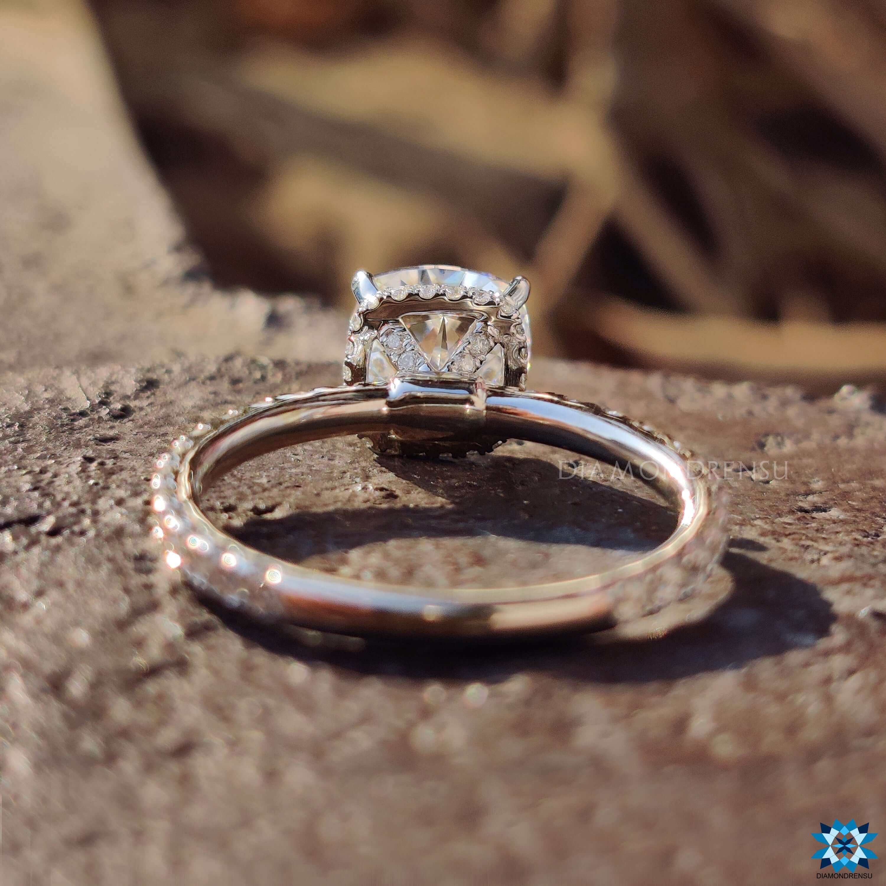 affordable moissanite engagement ring - diamondrensu