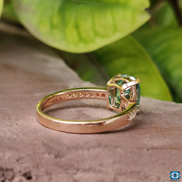 Cushion Engagement Ring with a timeless design.
