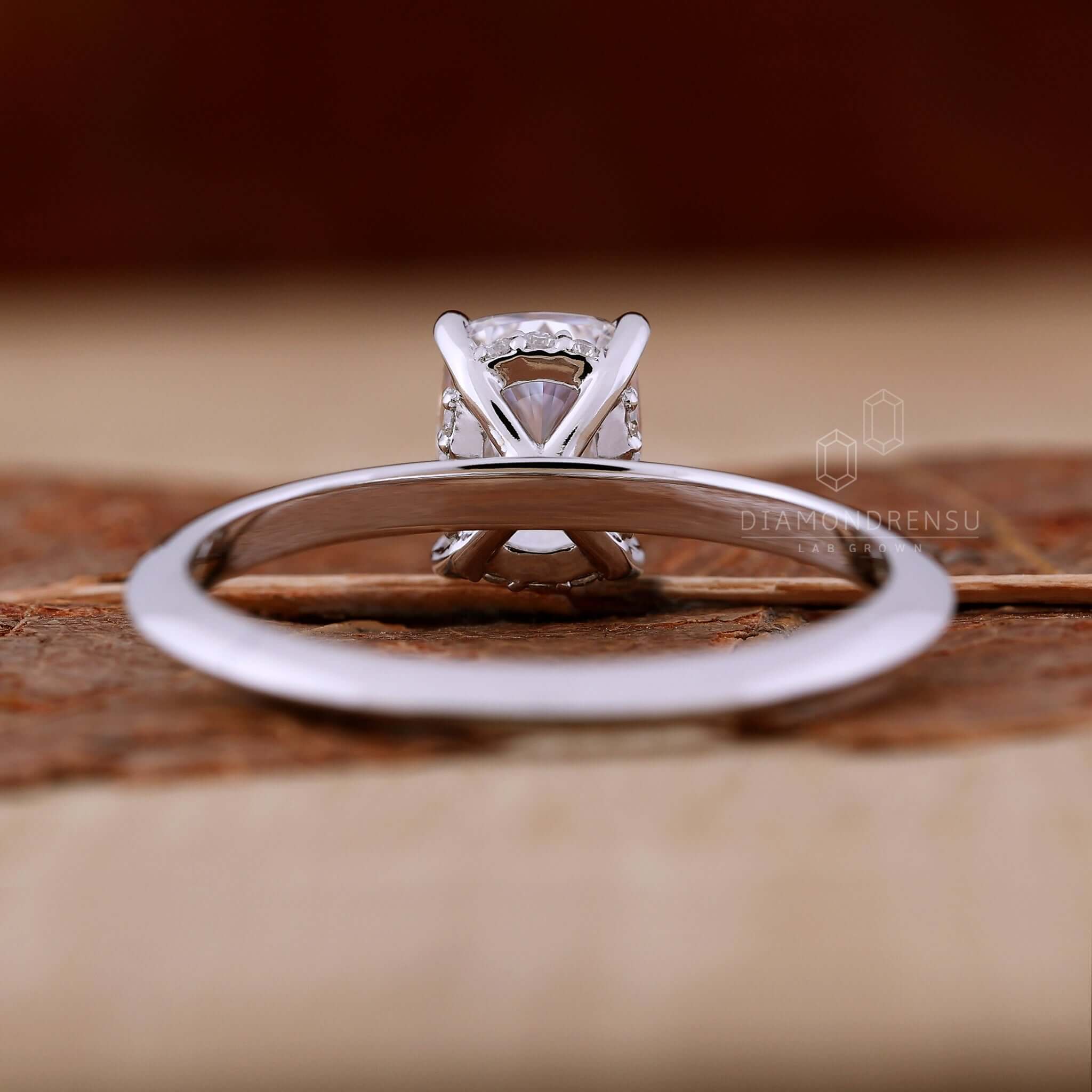 cushion engagement ring