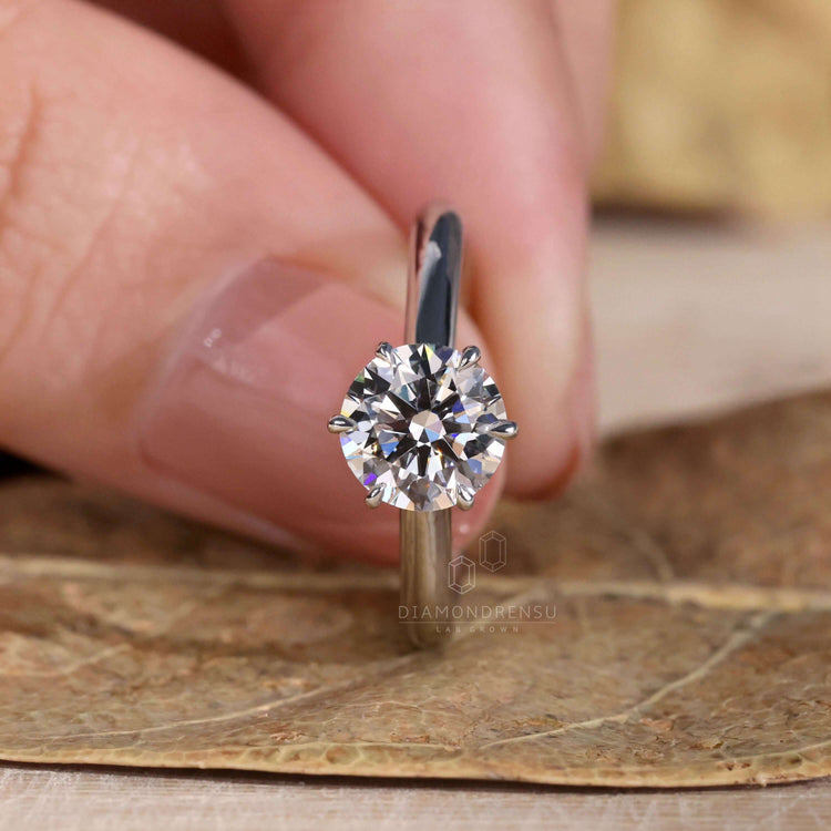White Gold Diamond Solitaire Ring with exceptional craftsmanship and style.