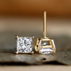 diamond stud earrings