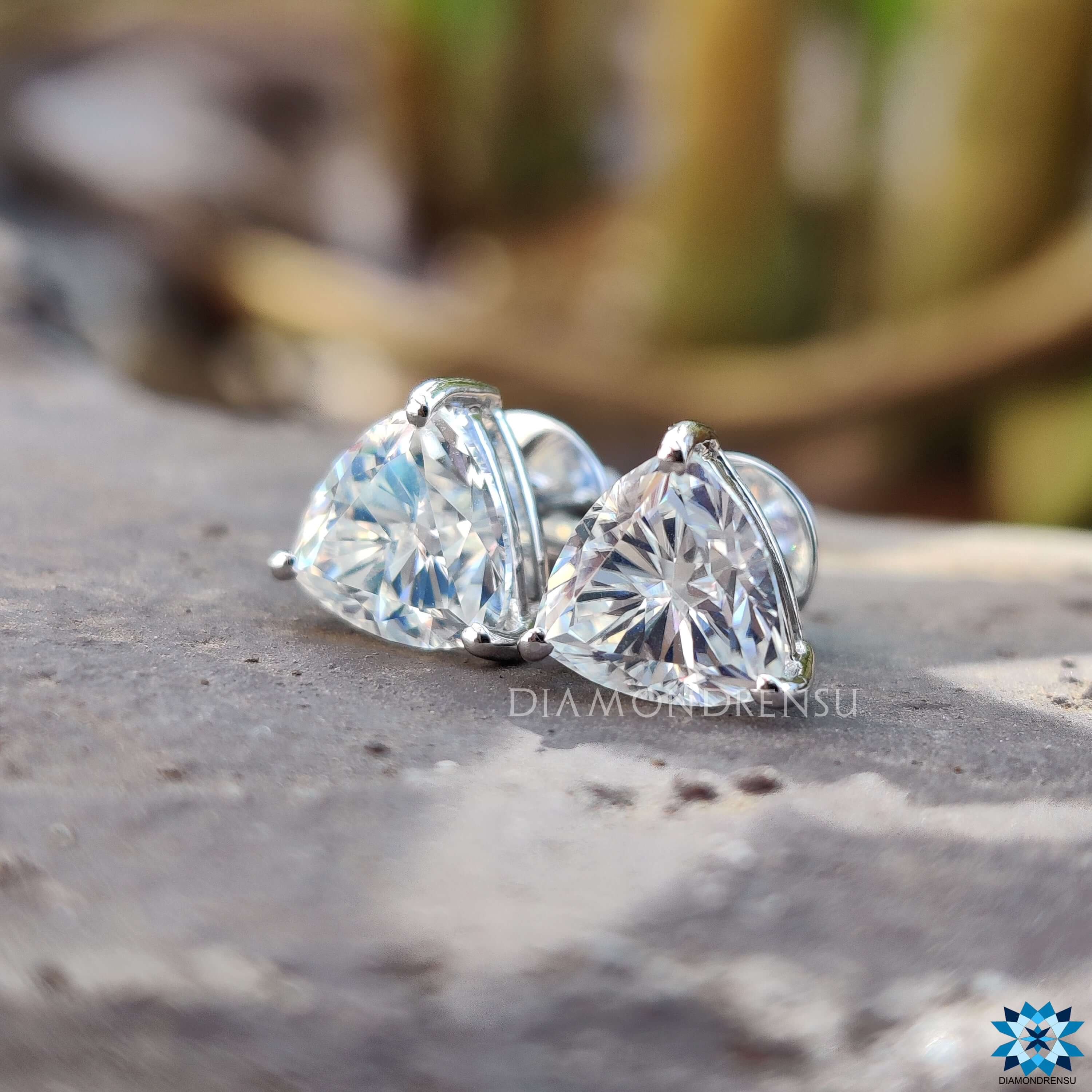 moissanite wedding earrings