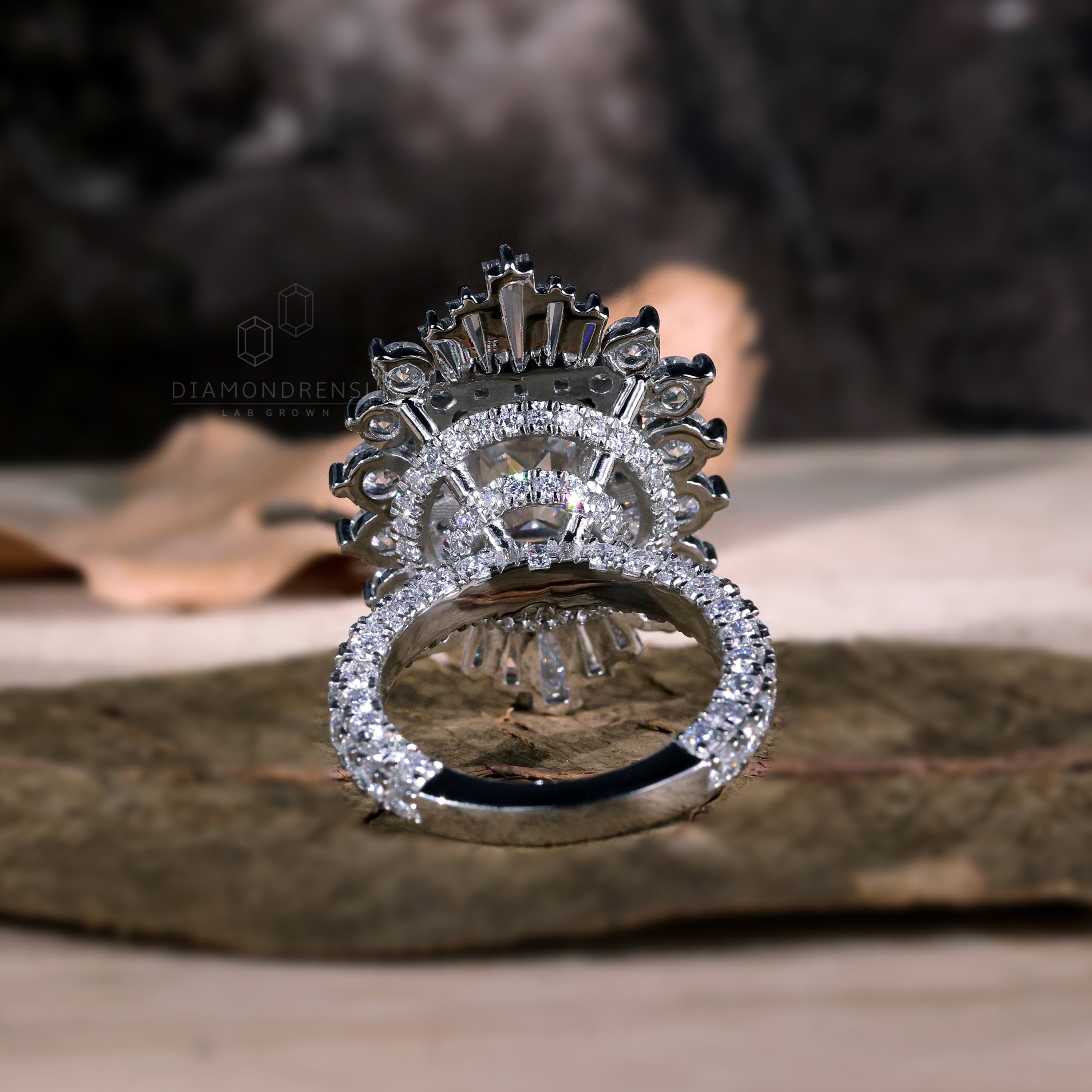 vintage style engagement ring