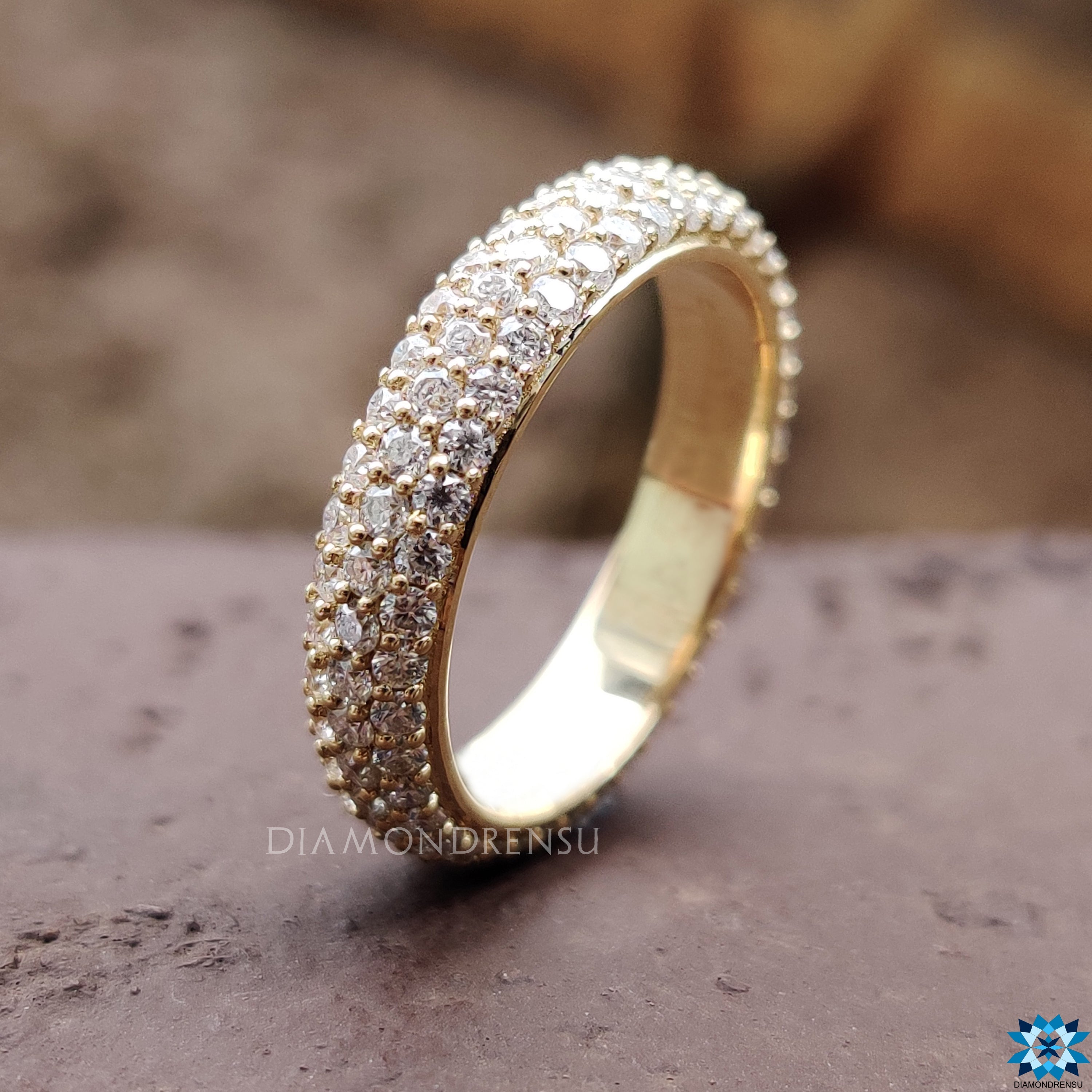 moissanite wedding bands - diamondrensu