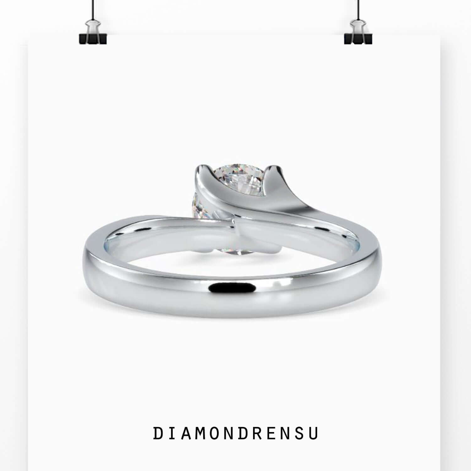 moissanite engagement rings - diamondrensu