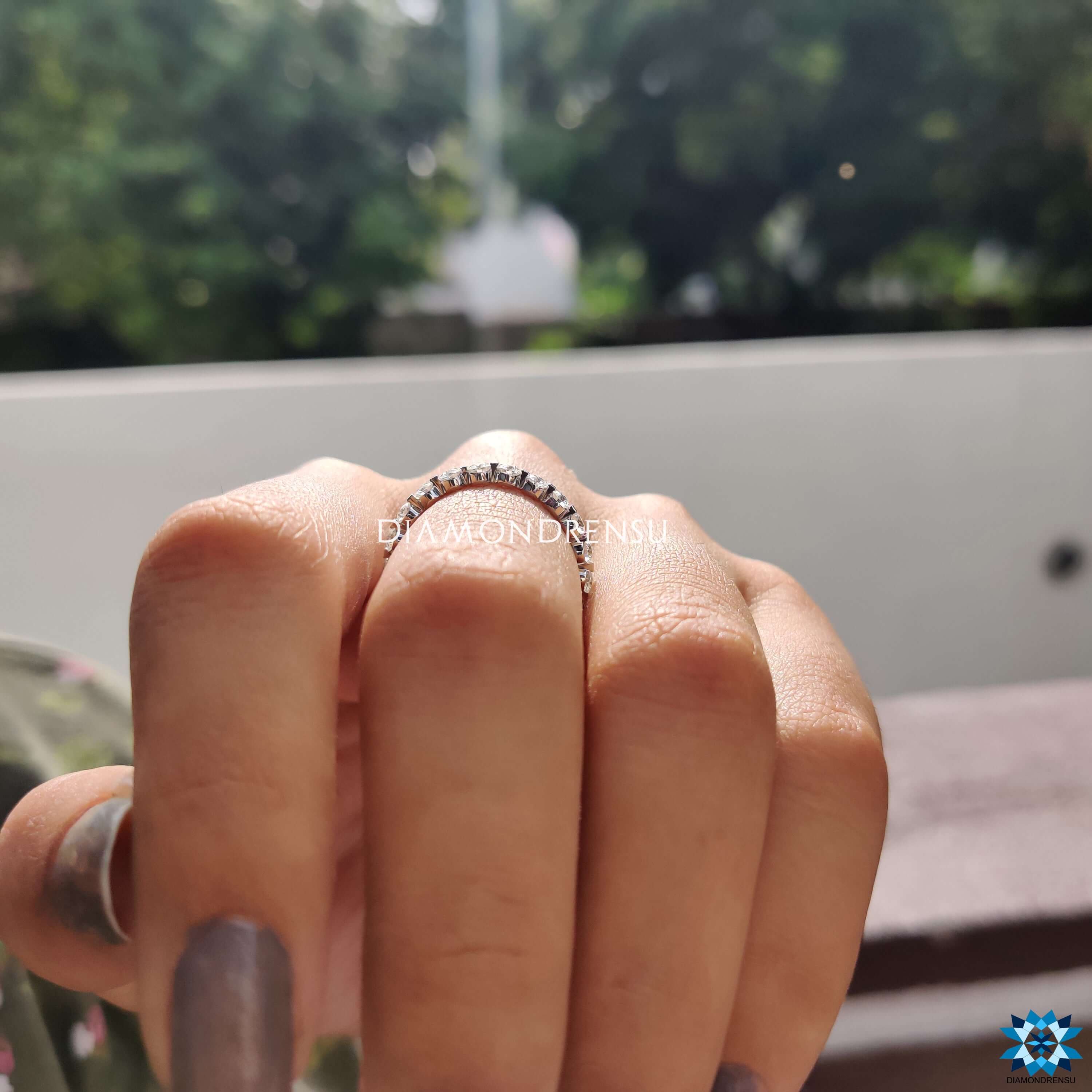 affordable moissanite engagement - diamondrensu