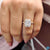 moissanite wedding ring