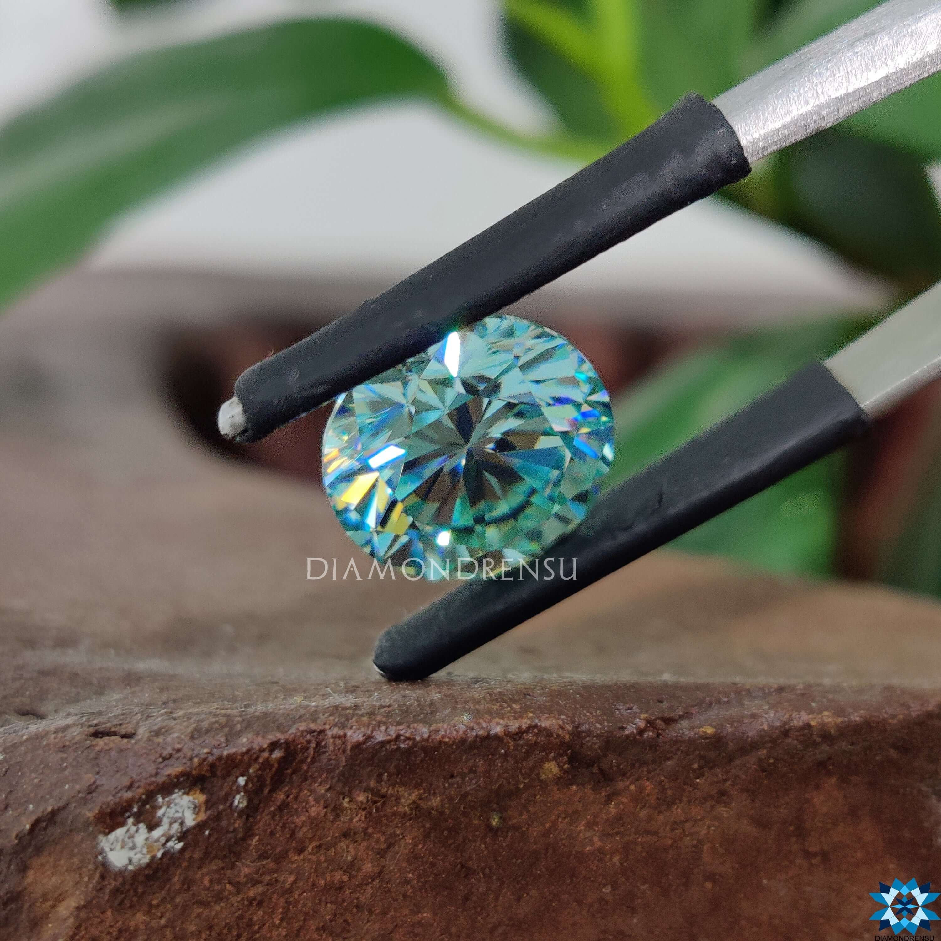 green moissanite diamond - diamondrensu