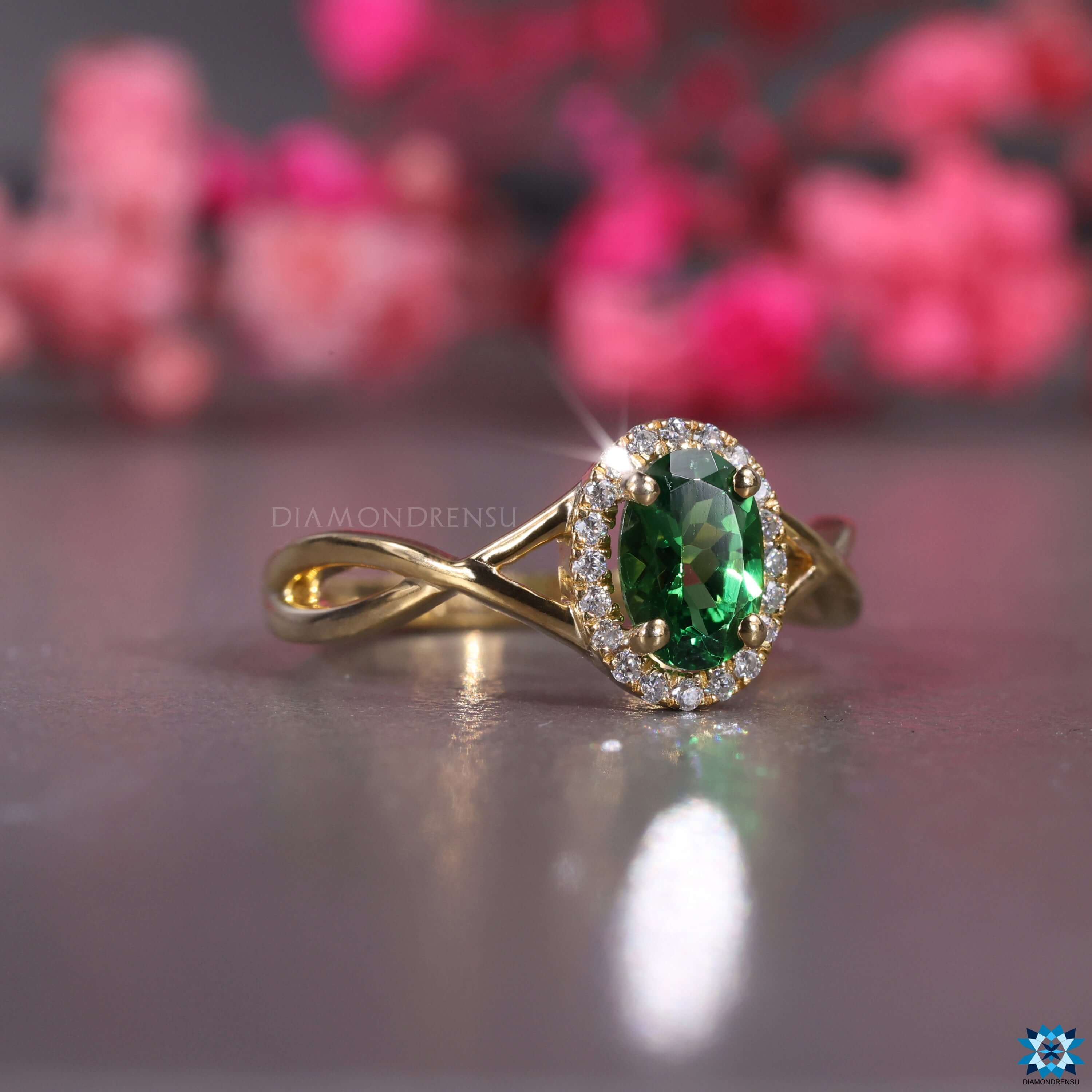 birthstone engagement ring - diamodnrensu