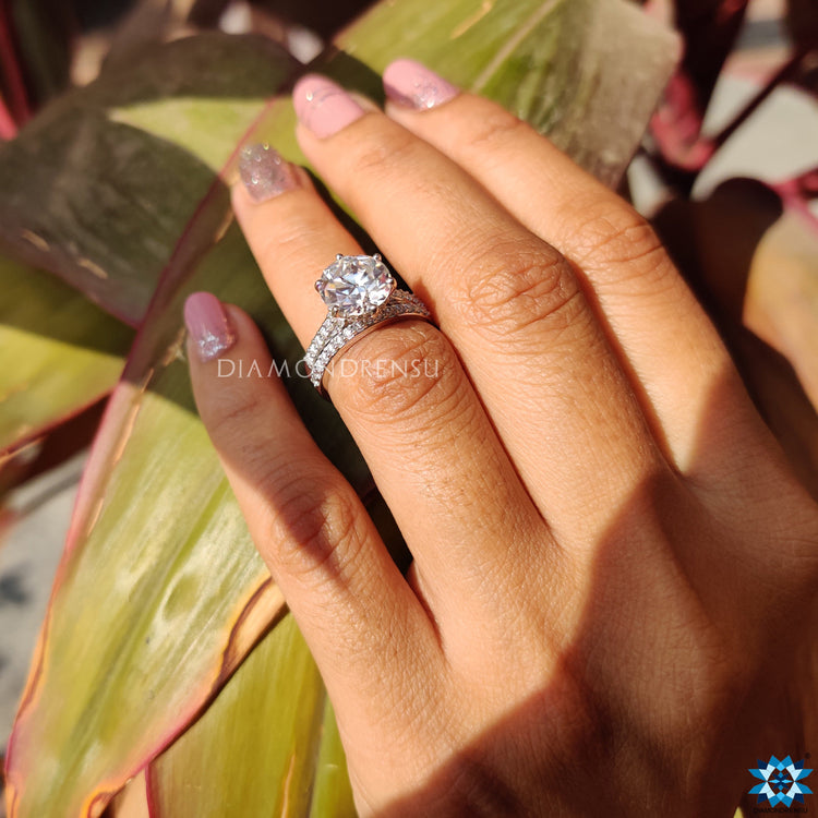 moissanite ring