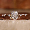 cushion cut diamond ring