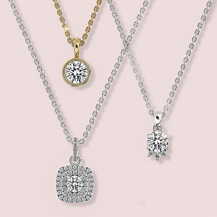 Lab Grown Diamond Pendants
