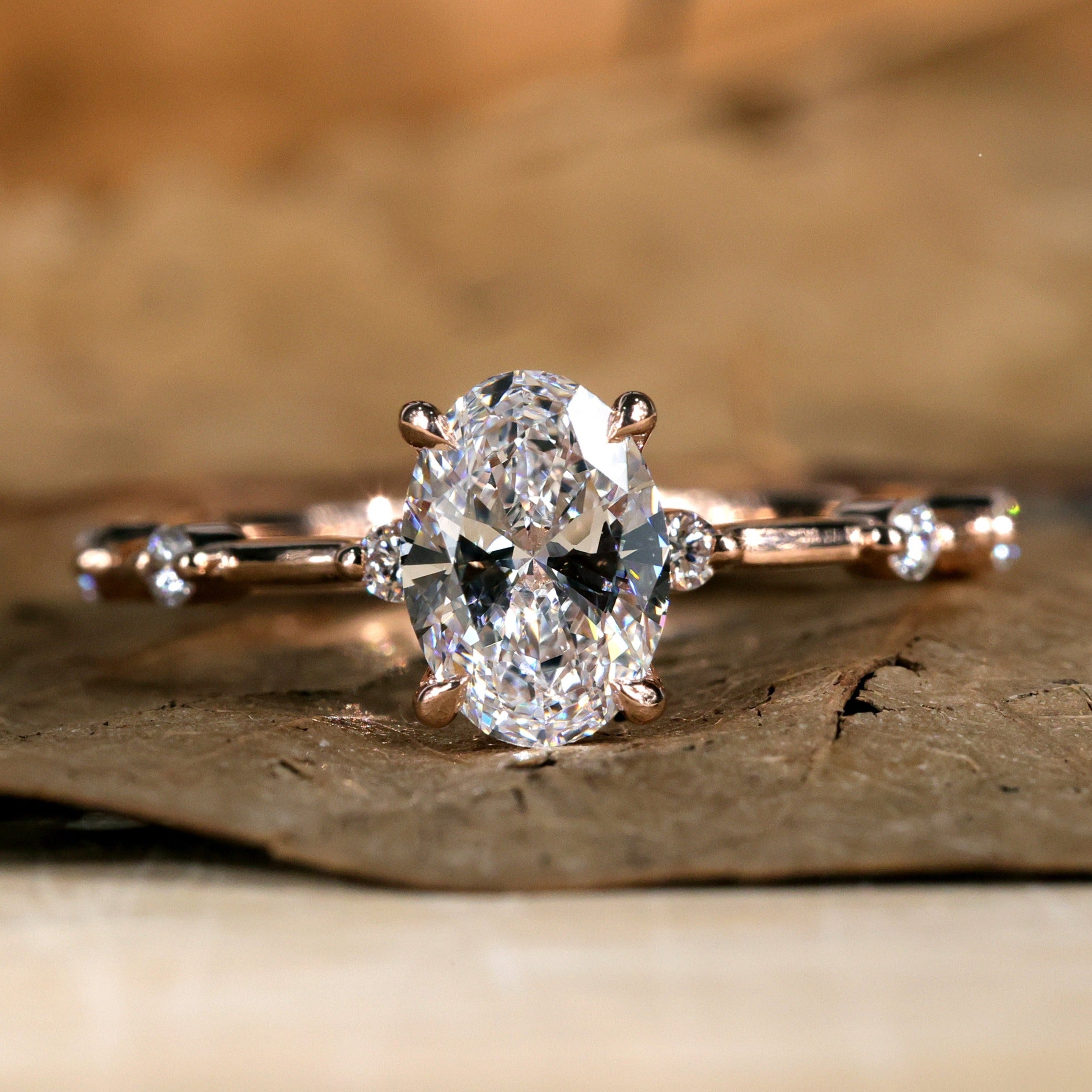 oval engagement ring - diamondrensu