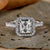 Asscher cut diamond ring with stunning clarity and design.