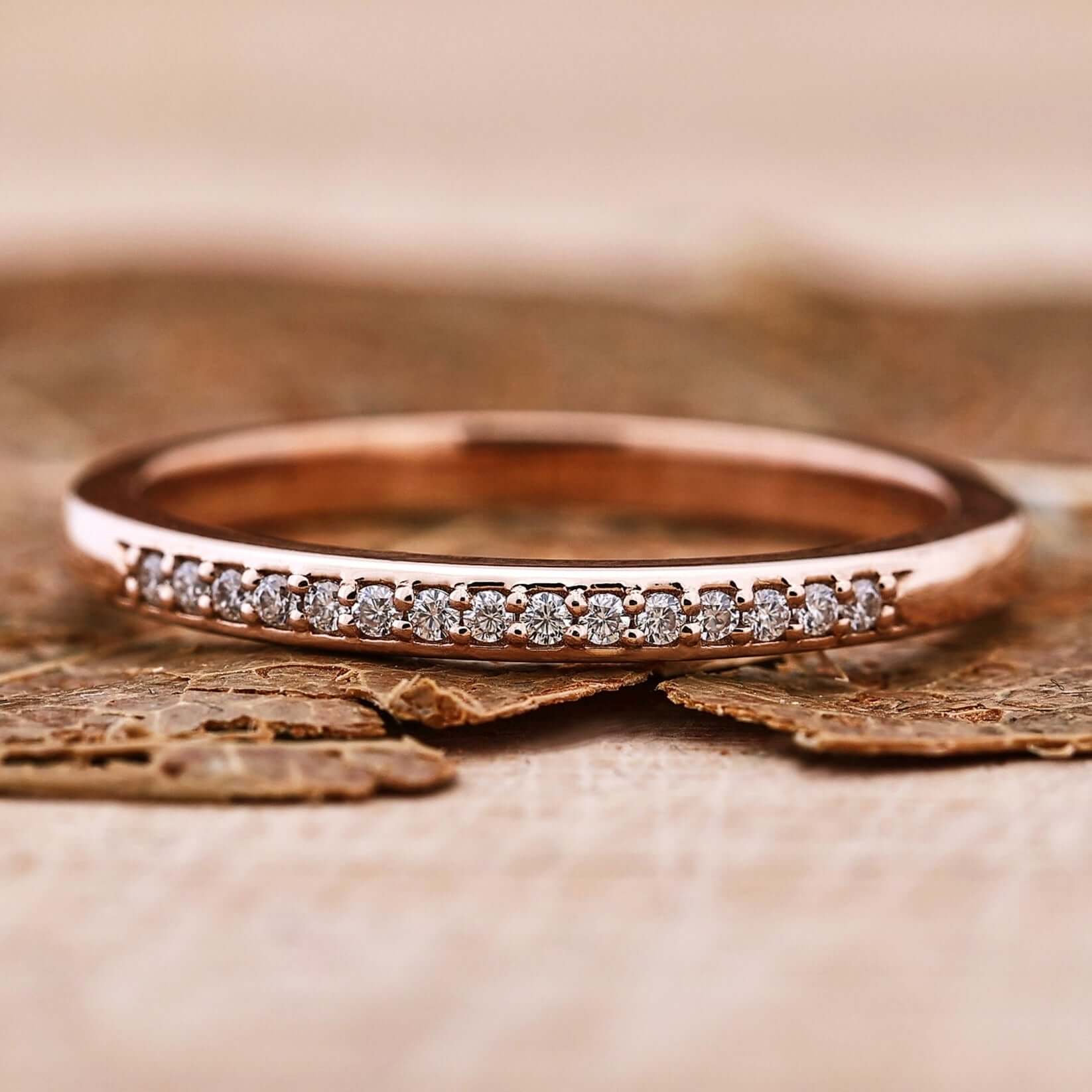 lab grown diamond eternity band