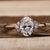 Oval diamond ring with a stunning 4 prong diamond ring design for timeless elegance.
